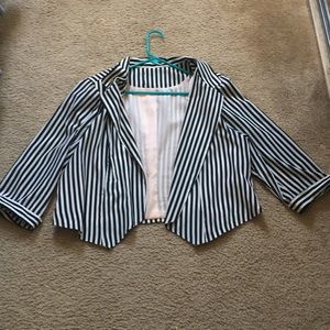 Black and white stripped Jacket